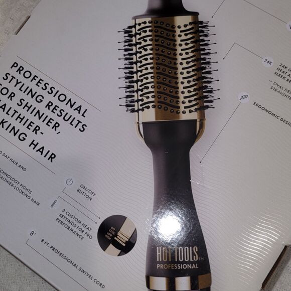 Hot Tools One-Step Blowout Hair Styler Volumizer Air Brush Dryer Straightener - Picture 3 of 6